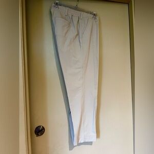 Athleta Women's Light Tan Performance Fabric Trousers